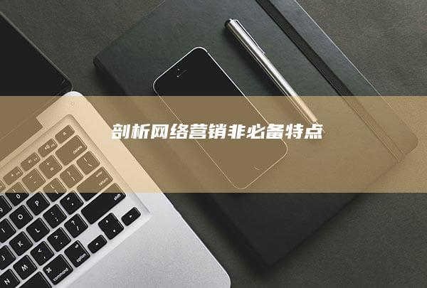 剖析网络营销非必备特点